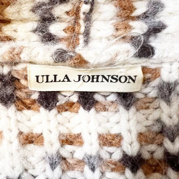 Ulla Johnson Greta Alpaca Blend Cardigan Marled Knit Medium - Picture 11 of 15